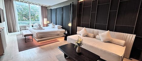 Corner Premier | 1 間臥室、低過敏寢具、免費迷你吧物品、客房內保險箱