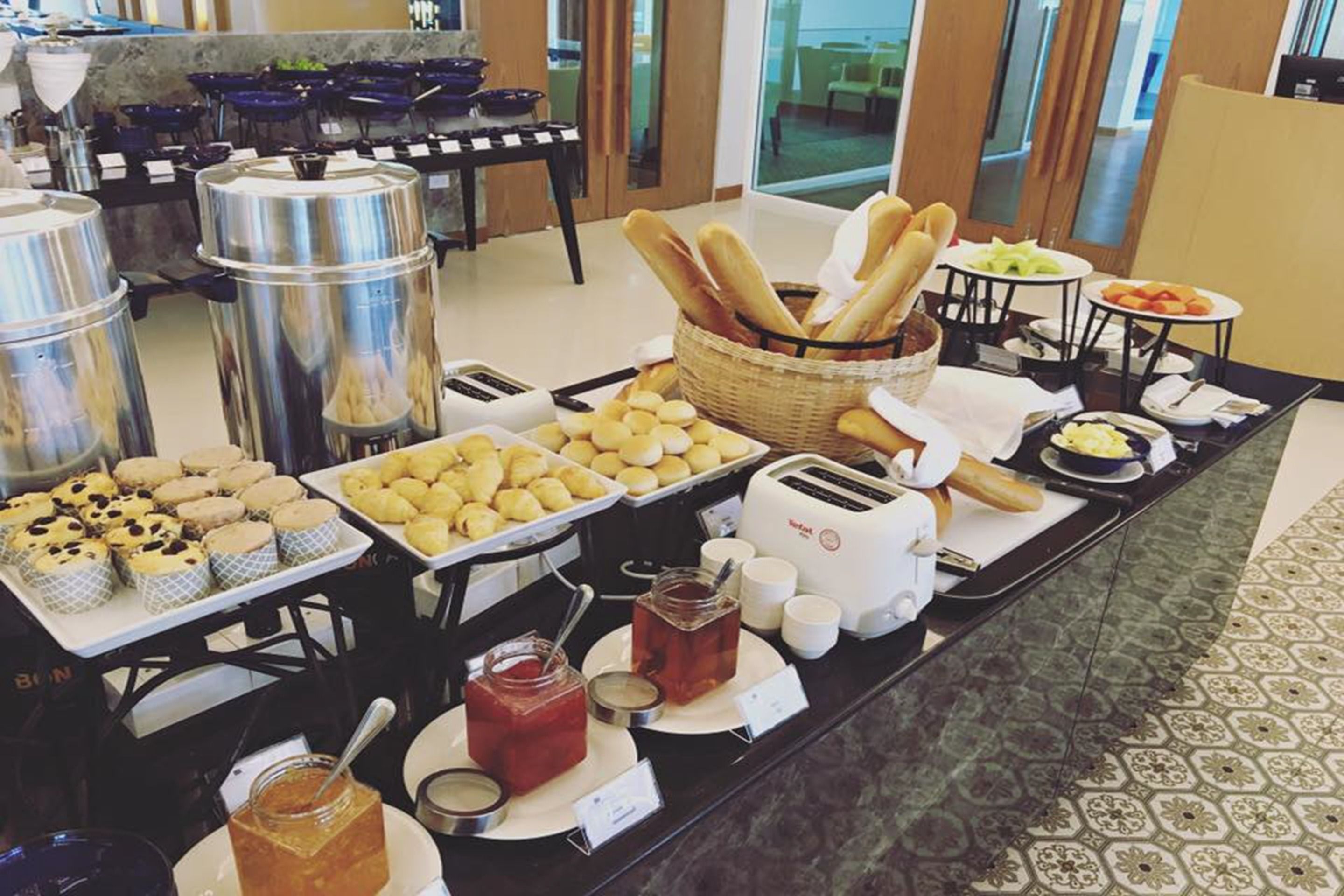 daily buffet breakfast (thb 250 per person)