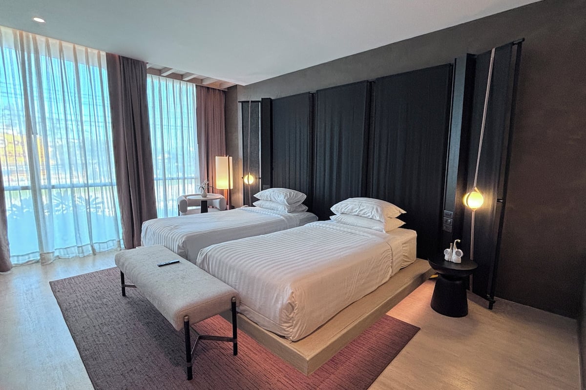 1 habitación y ropa de cama hipoalergénica