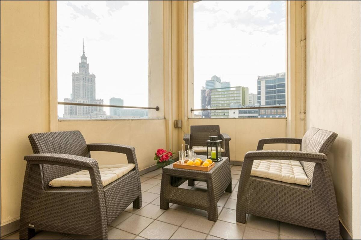 Apartment, 2 Bedrooms (at 140 Marszalkowska Street ) | Terrace/patio