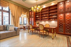 Luxury Apartment, 1 Bedroom (at 11 Warecka Street) | Down duvets, pillow-top beds, individually furnished, blackout curtains - P&O Apartments City Center (Warsaw)
