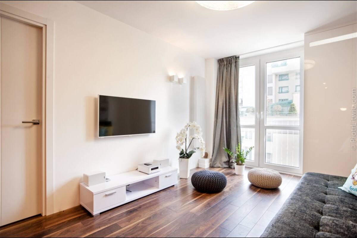 Apartment, 1 Bedroom (at 16/22 Grzybowska Street) | Gebar bulu kapas, tilam berlapik