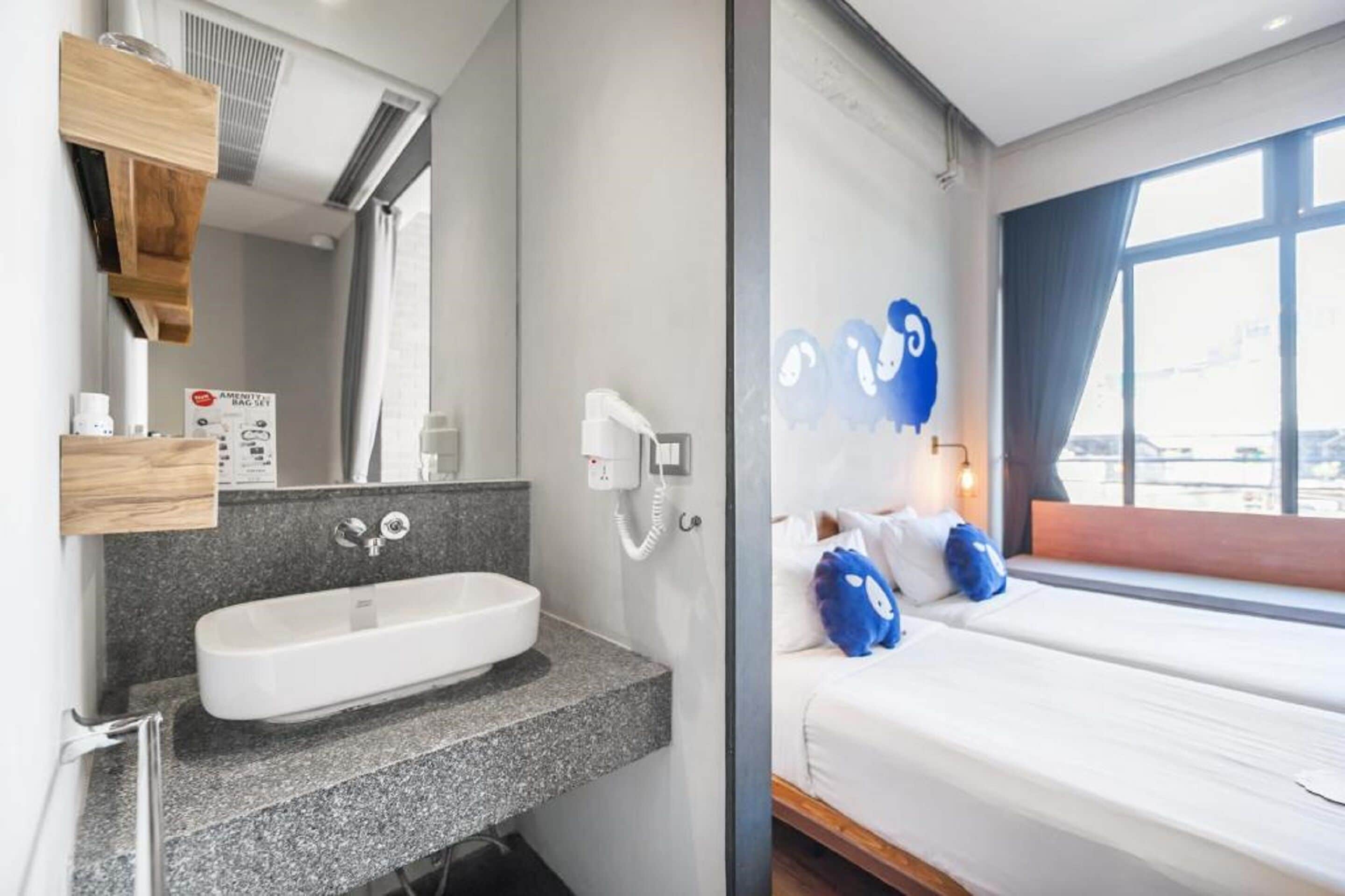 koko mate (twin bed) | in-room safe, blackout curtains, iron/ironing board, free wifi