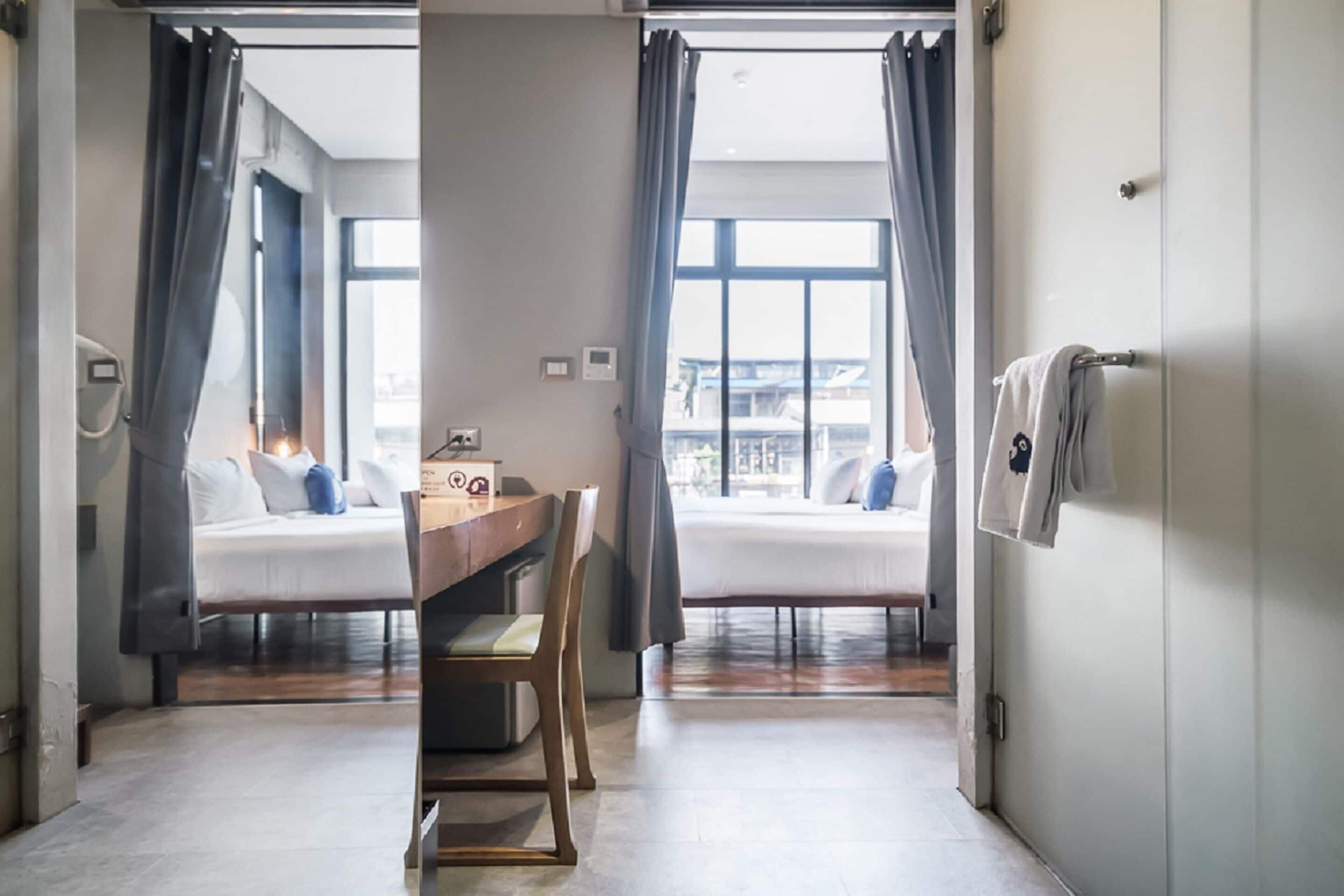 koko family (triple) | in-room safe, blackout curtains, iron/ironing board, free wifi