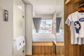 Doppelzimmer | Zimmersafe, Verdunkelungsvorhänge, Bügeleisen/Bügelbrett