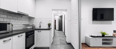 Apartment, 2 Schlafzimmer (Street Meiselsa 9) | Bügeleisen/Bügelbrett, kostenlose Babybetten, kostenloses WLAN