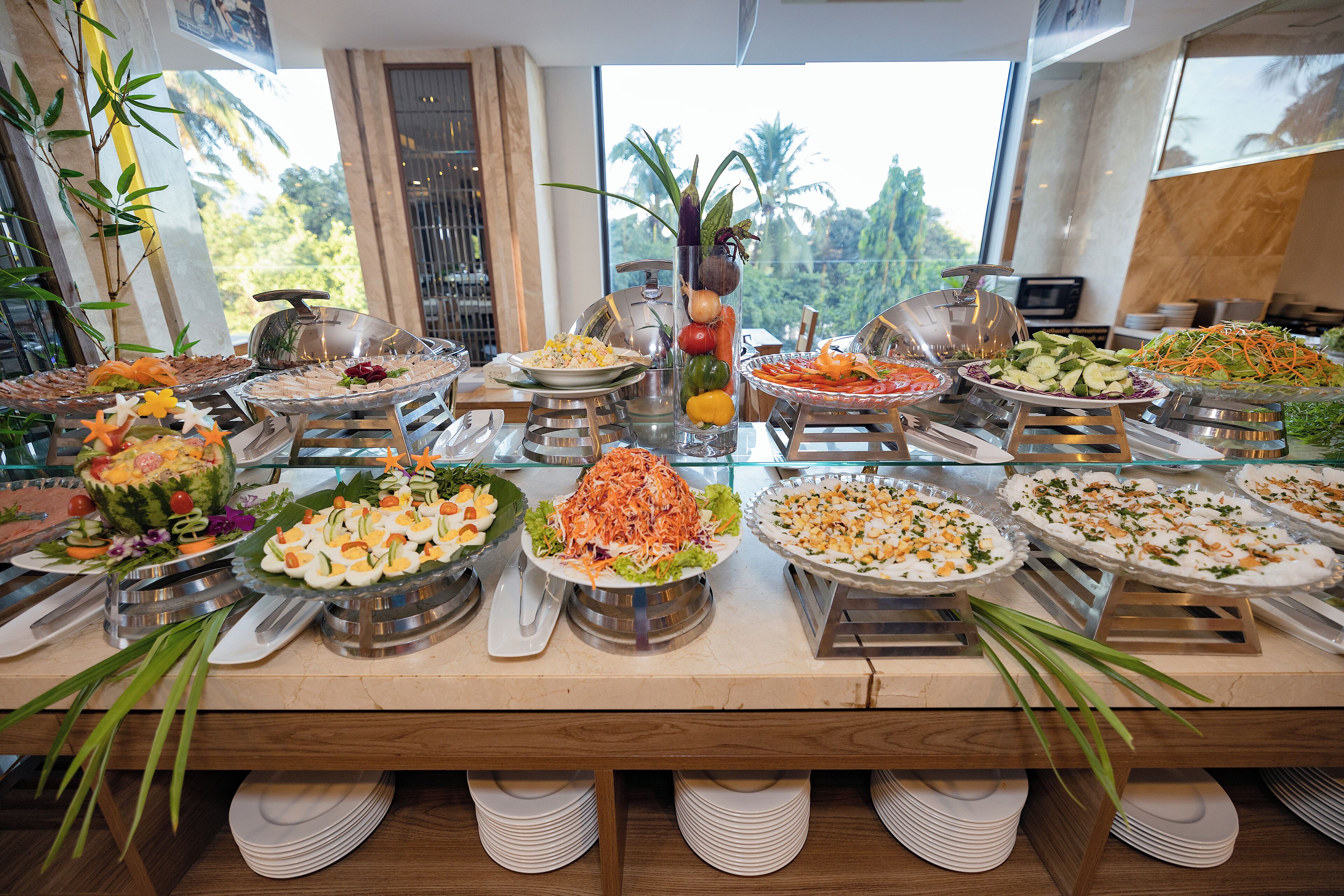 매일 뷔페 아침 식사(1인당 VND 200000)