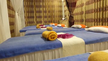 Body treatments, hot stone massages, Thai massages, reflexology