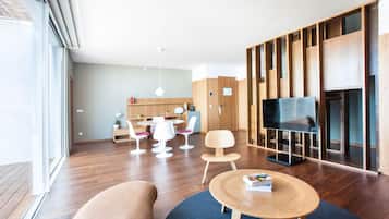 Duplex, 2 Bedrooms, Connecting Rooms, Sea View (Private Pool) | 1 bedroom, premium bedding, down comforters, minibar