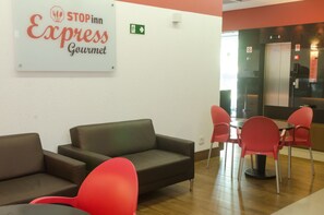 Sitteområde i lobbyen