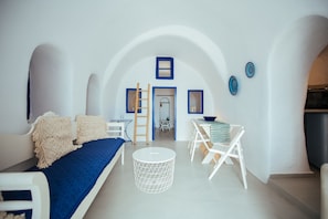 Vila standard, suíte, vista para o mar (Blu Bianco) | 1 quarto, cofres nos quartos, quartos à prova de som