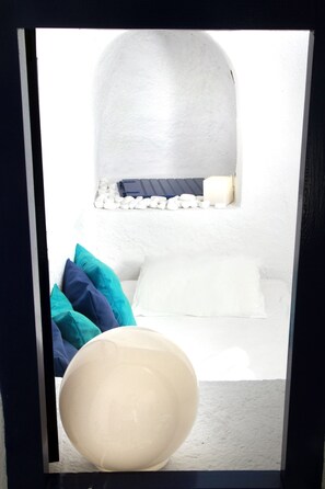 Villa Standard, salle de bains attenante, vue mer (Blu Bianco) | 1 chambre, coffres-forts dans les chambres, chambres insonorisées