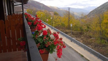 Blick von der Unterkunft