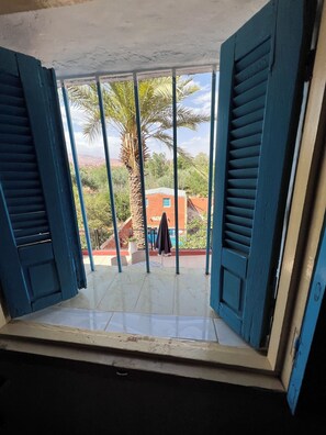 Classic Quadruple Room, 1 Bedroom, Private Bathroom, Mountain View | View from room - Maison d'Hôtes Retour au Calme (Tinghir)