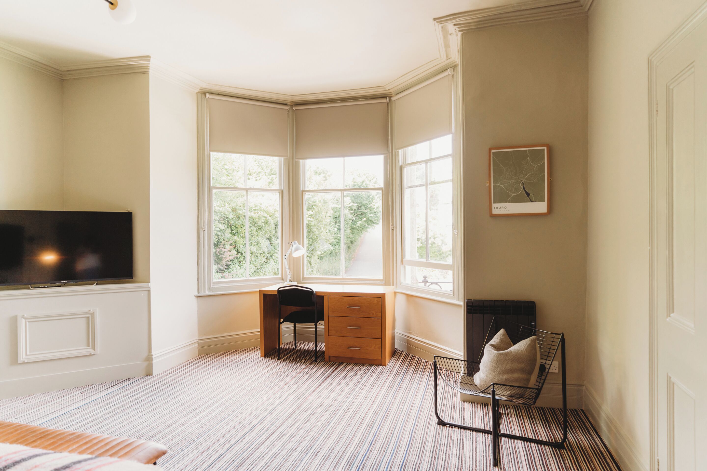 studio room | 1 bedroom, desk, laptop workspace, iron/ironing board