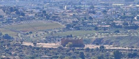 Blick von der Unterkunft