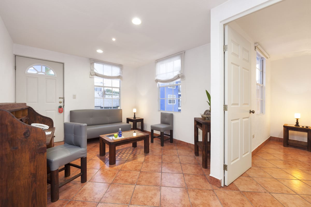 Villa, 2 Bedrooms | Living room | 25-inch LED TV with cable channels, TV