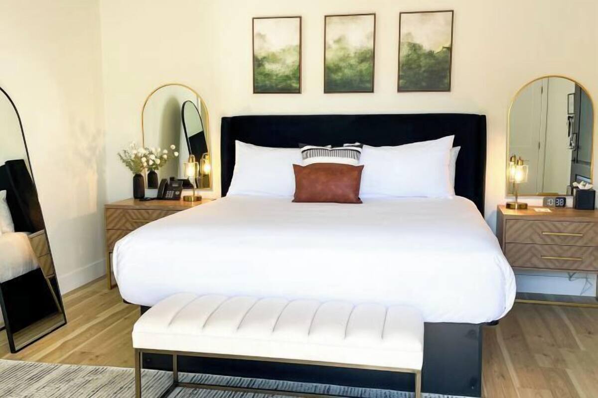 Roupas de cama antialérgicas, cofres nos quartos