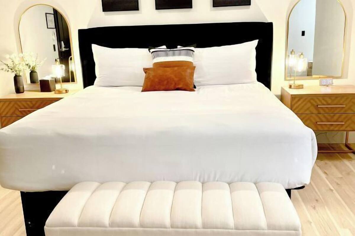 Roupas de cama antialérgicas, cofres nos quartos