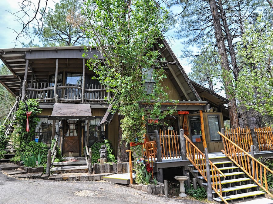 Fassade der Unterkunft