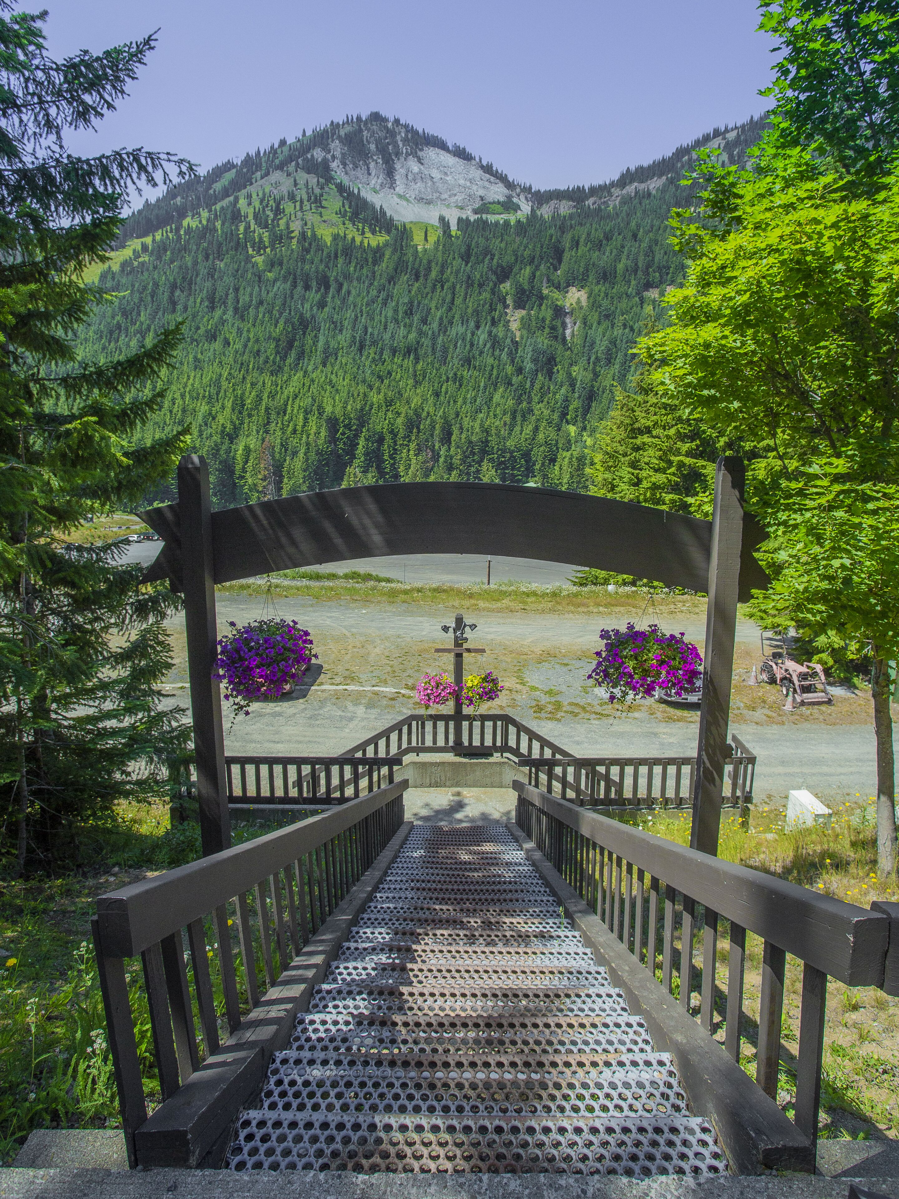 Entrée de l’hébergement