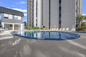 Indoor pool, outdoor pool - Holiday Towers by Elliott Beach Rentals (Myrtle Beach)