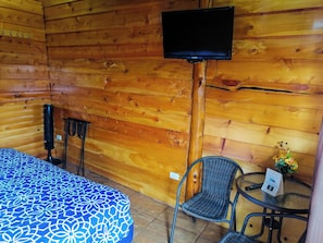 Comfort-Ferienhütte | 1 Schlafzimmer, hochwertige Bettwaren, Daunenbettdecken