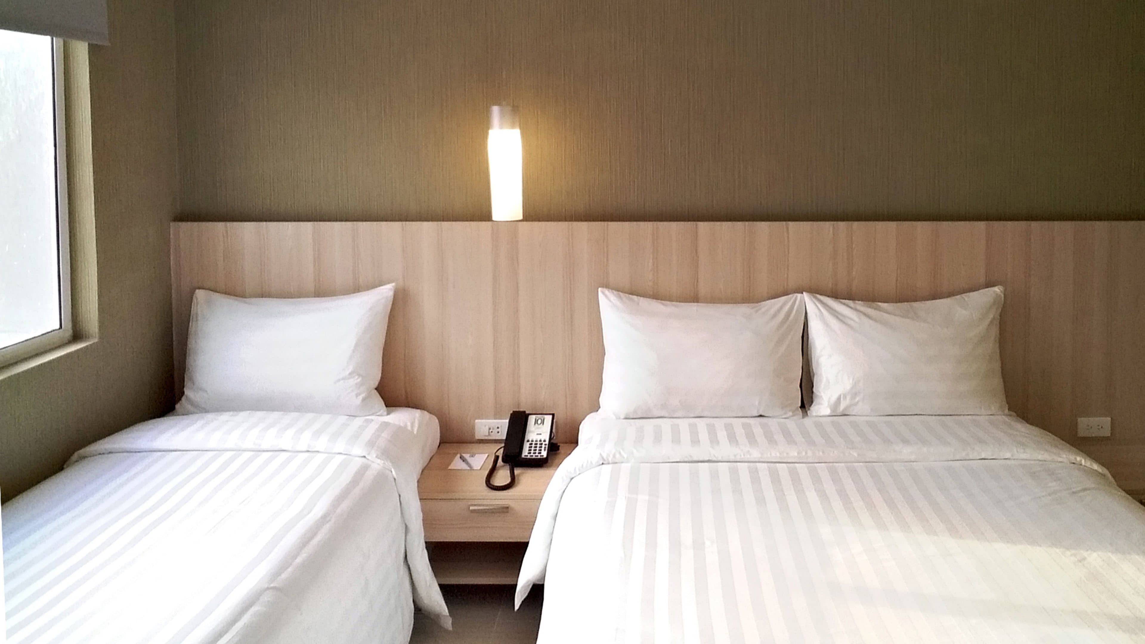 happy room - triple | in-room safe, desk, soundproofing, iron/ironing board