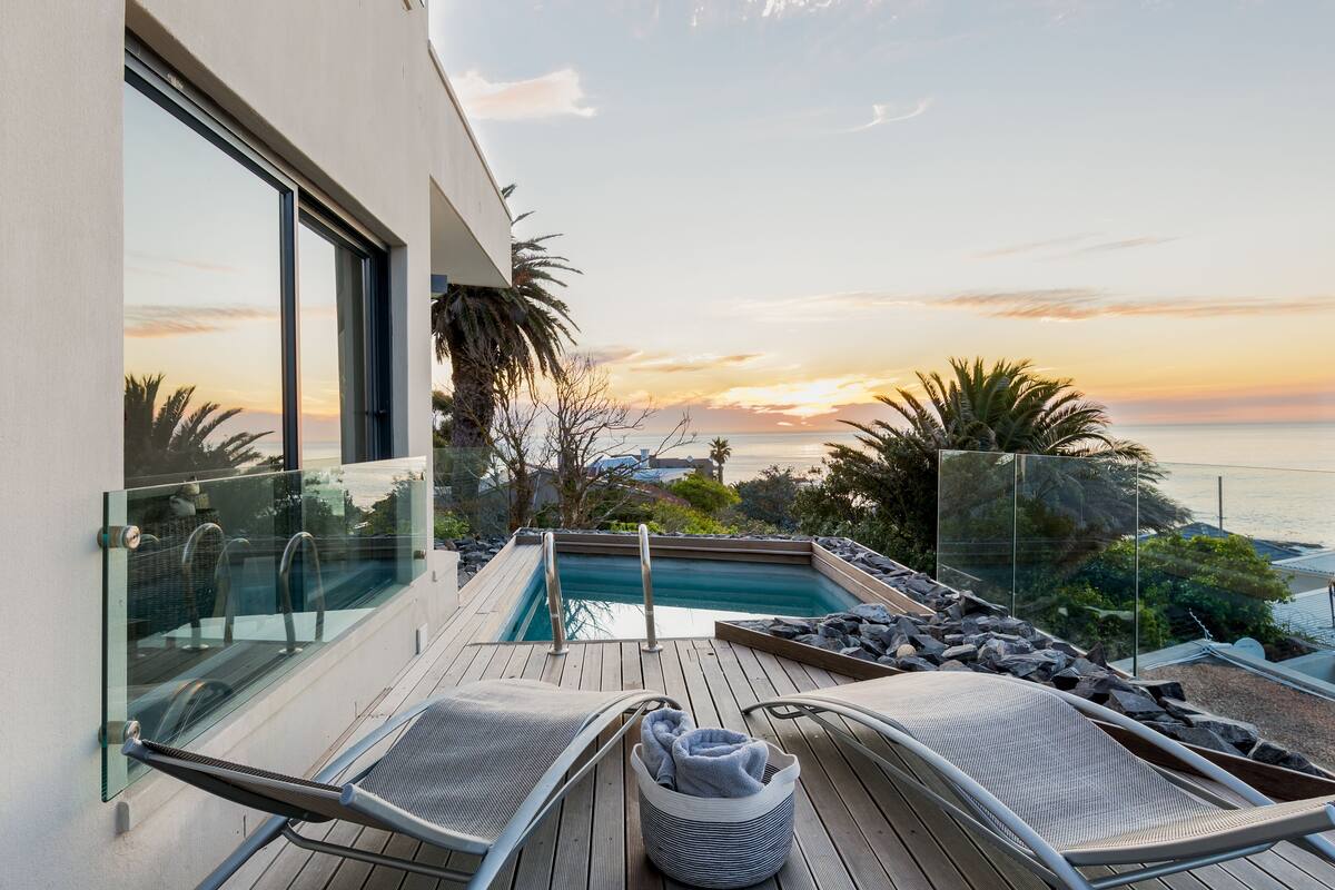 Departamento Premier, 3 habitaciones, vista al océano, frente al mar | Vista del balcón