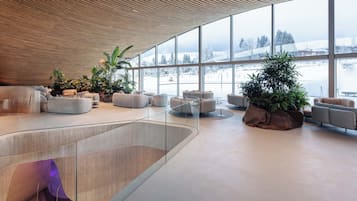 Sauna, hot tub, steam room, body treatments, hot stone massages