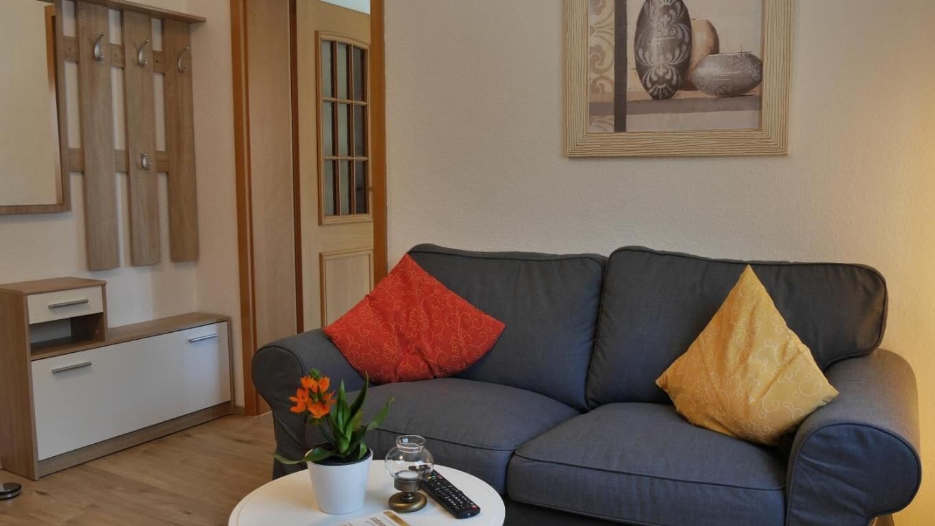 Comfort-Apartment, eigenes Bad, Blick auf den Innenhof | Lounge