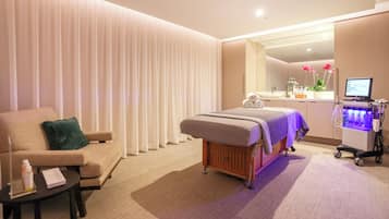 Baño turco, tratamientos corporales, masajes de tejido profundo