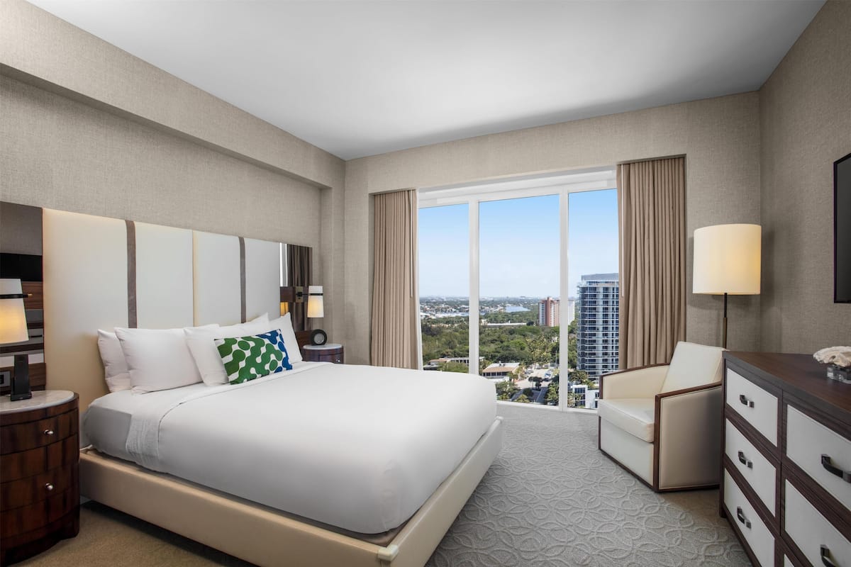 Premium bedding, minibar, in-room safe, desk