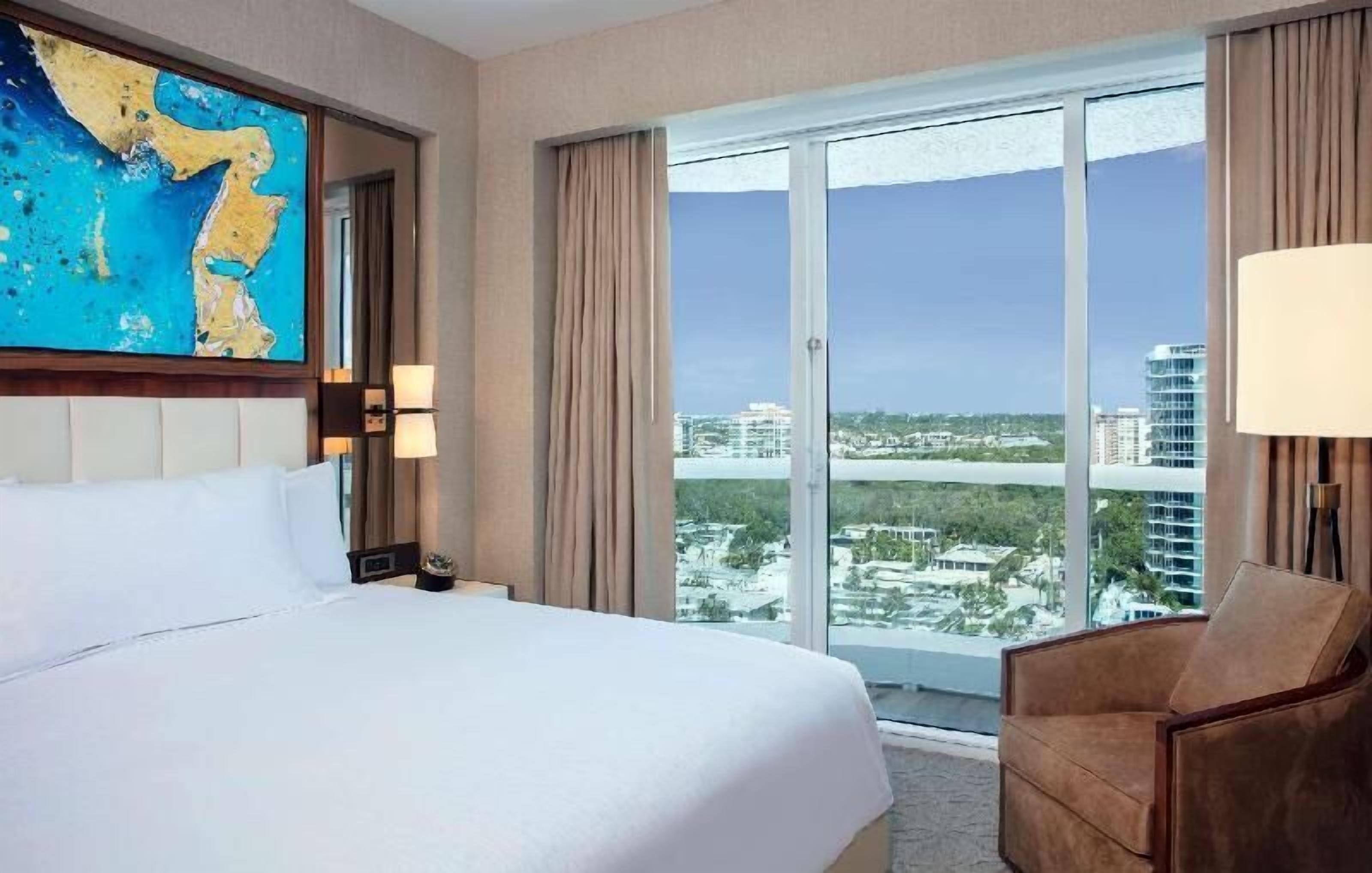 Premium bedding, minibar, in-room safe, desk