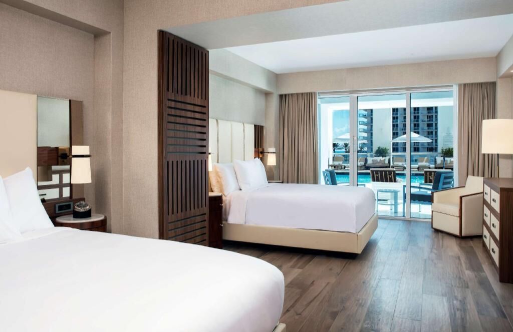 Premium bedding, minibar, in-room safe, desk