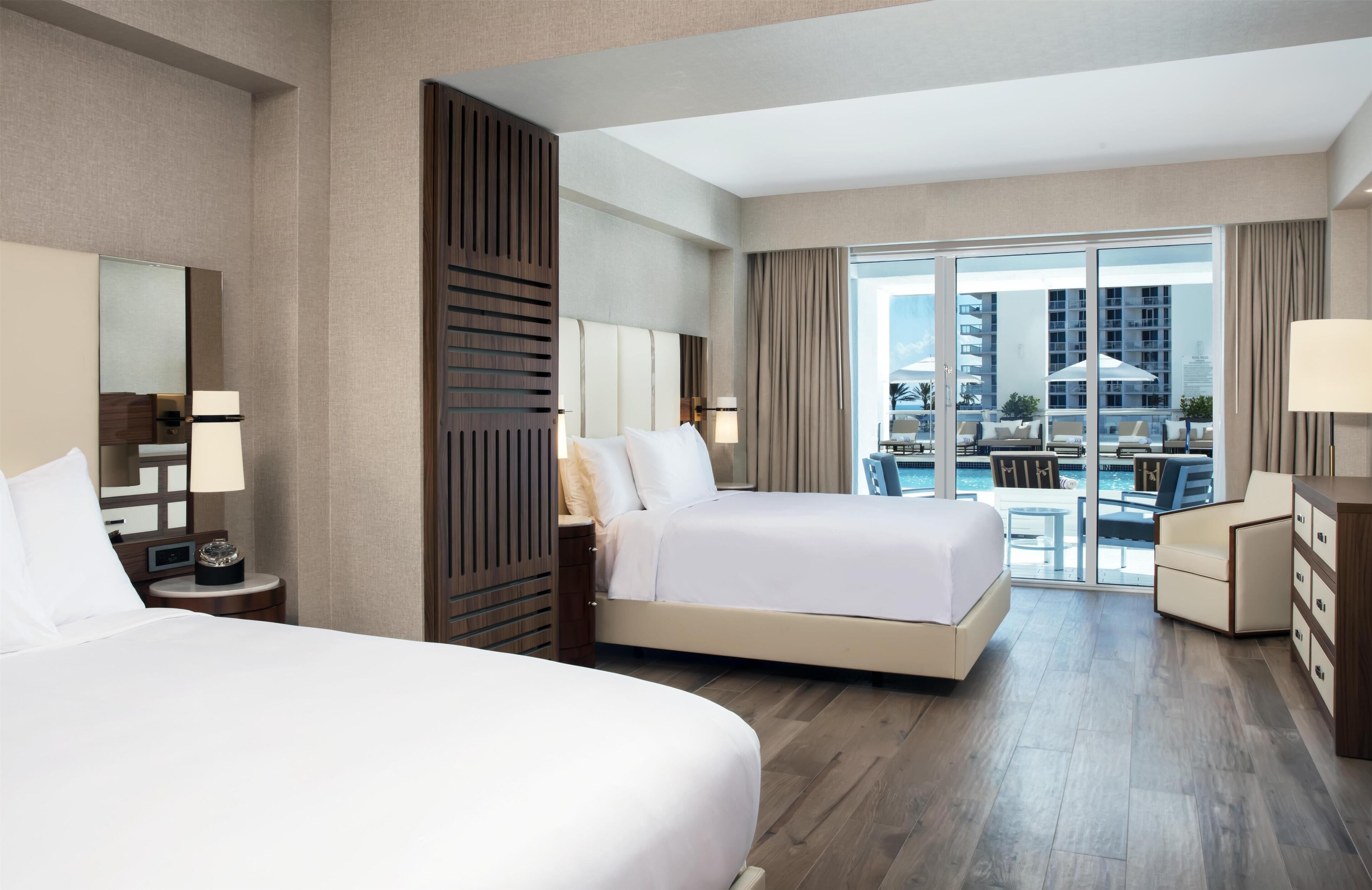 Suite, 1 Bedroom, Poolside | Premium bedding, minibar, in-room safe, desk