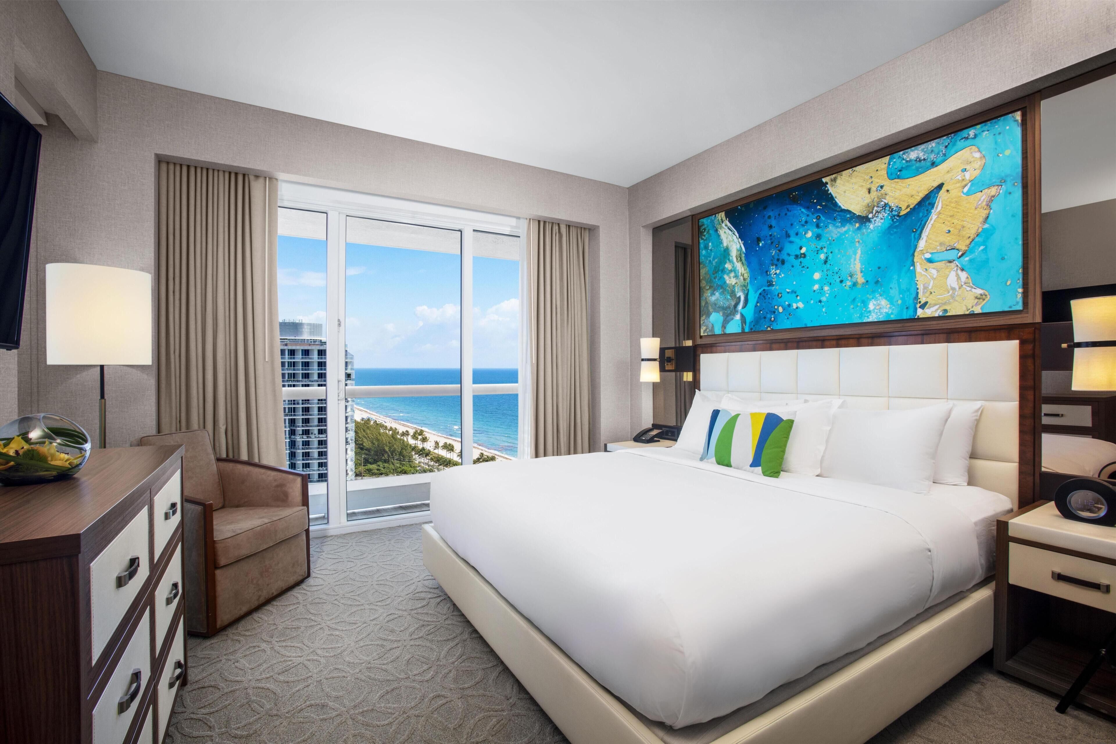 Suite, 1 Bedroom, Ocean View (Residence, Intracoastal View) | Premium bedding, minibar, in-room safe, desk