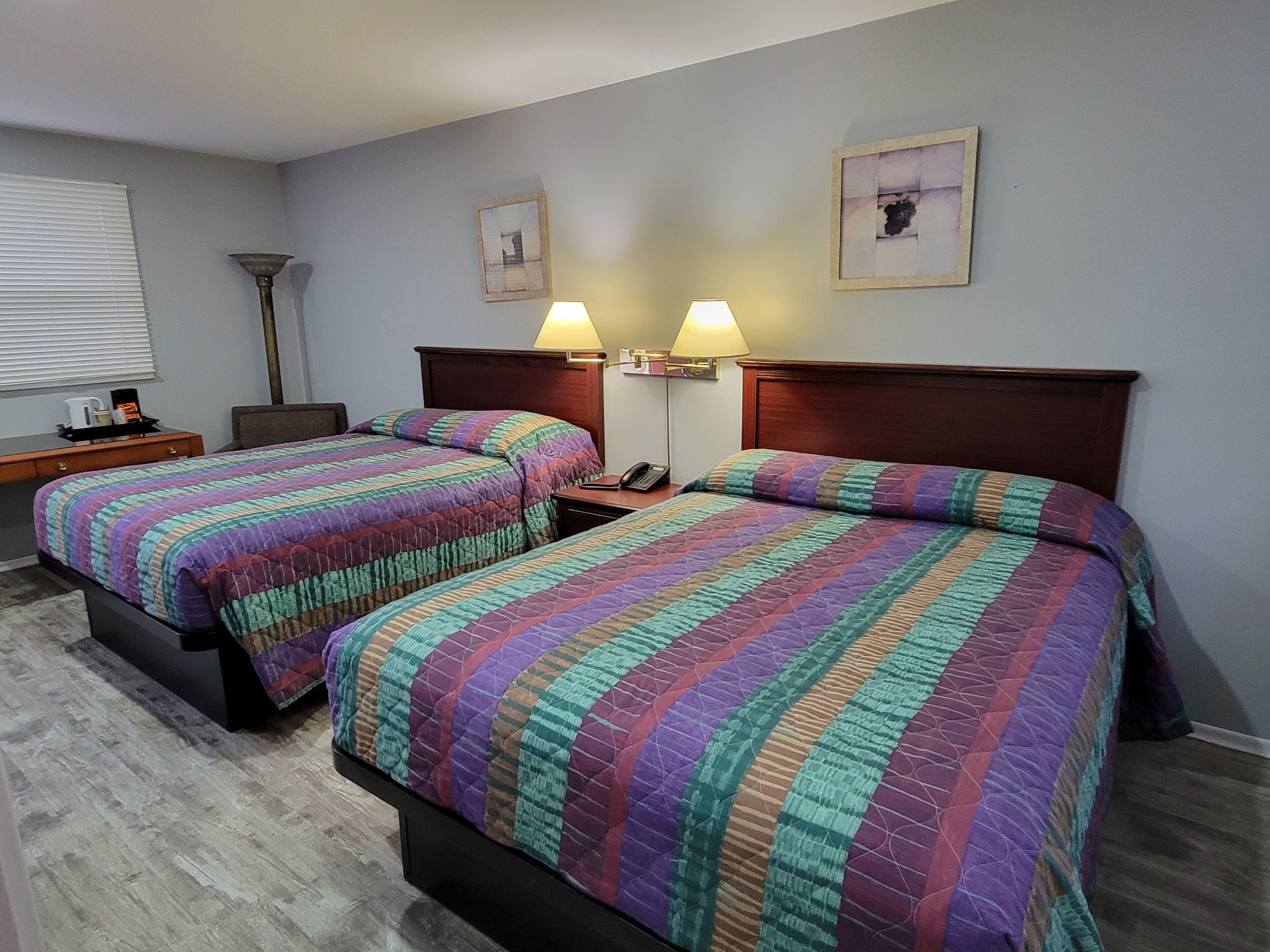 Standard Room, 2 Queen Beds | Free WiFi, bed sheets