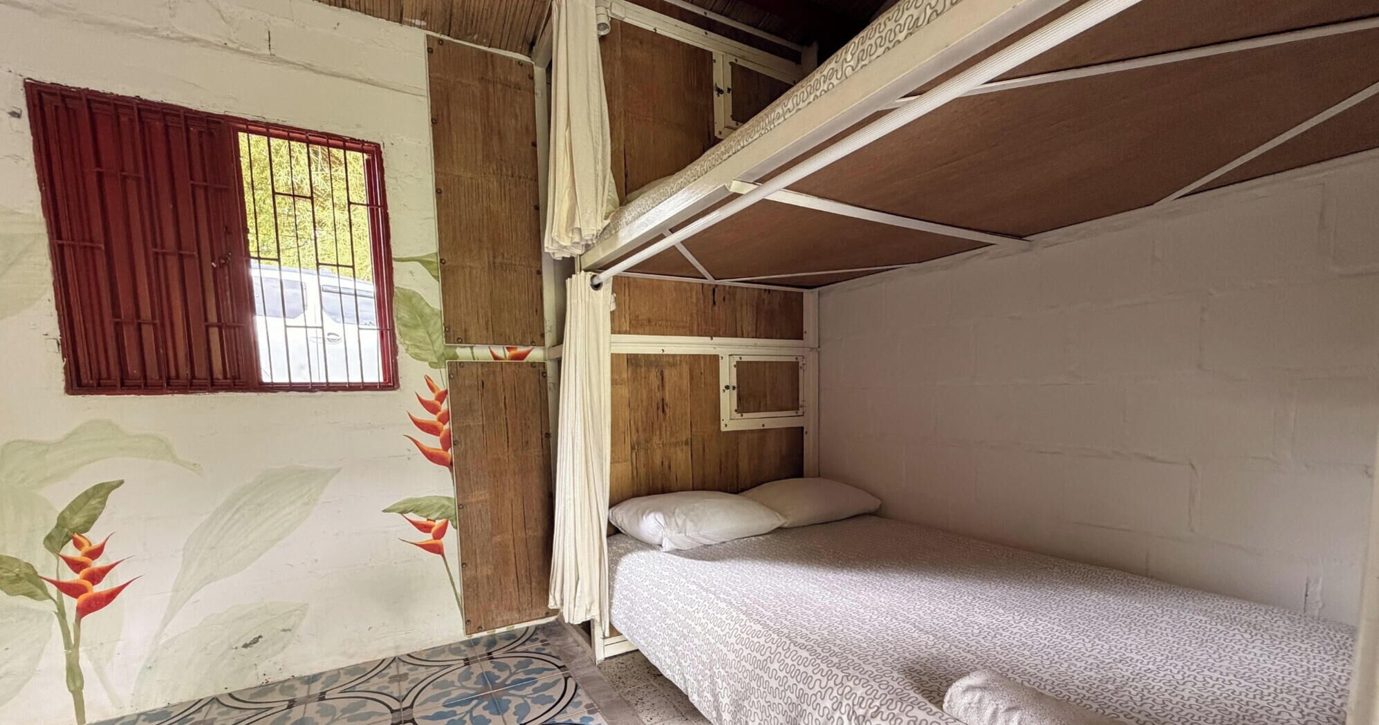 Economy Shared Dormitory, Mixed Dorm, Shared Bathroom, Garden View | Premium bedding, in-room safe, individually decorated