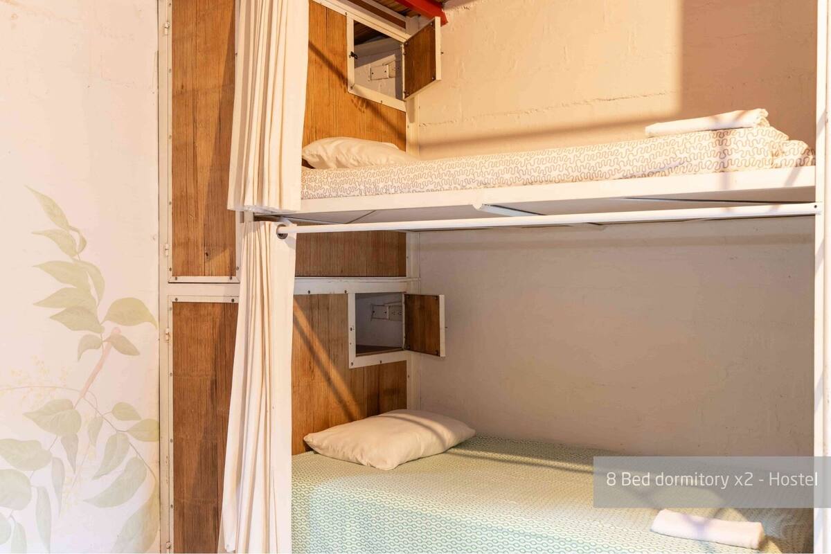 Economy Shared Dormitory, Mixed Dorm, Shared Bathroom, Garden View | Peti besi dalam bilik, dihias secara berasingan