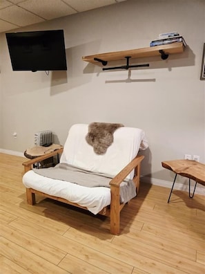 Romantische Studiosuite, Kochnische | Wohnbereich
