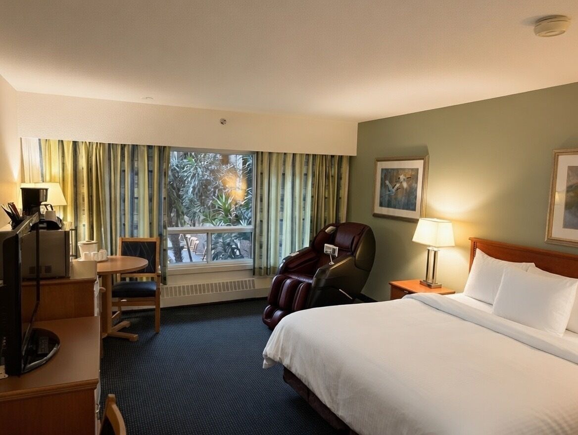 Luxury Room, 1 King Bed | Iron/ironing board, free WiFi, bed sheets, wheelchair access