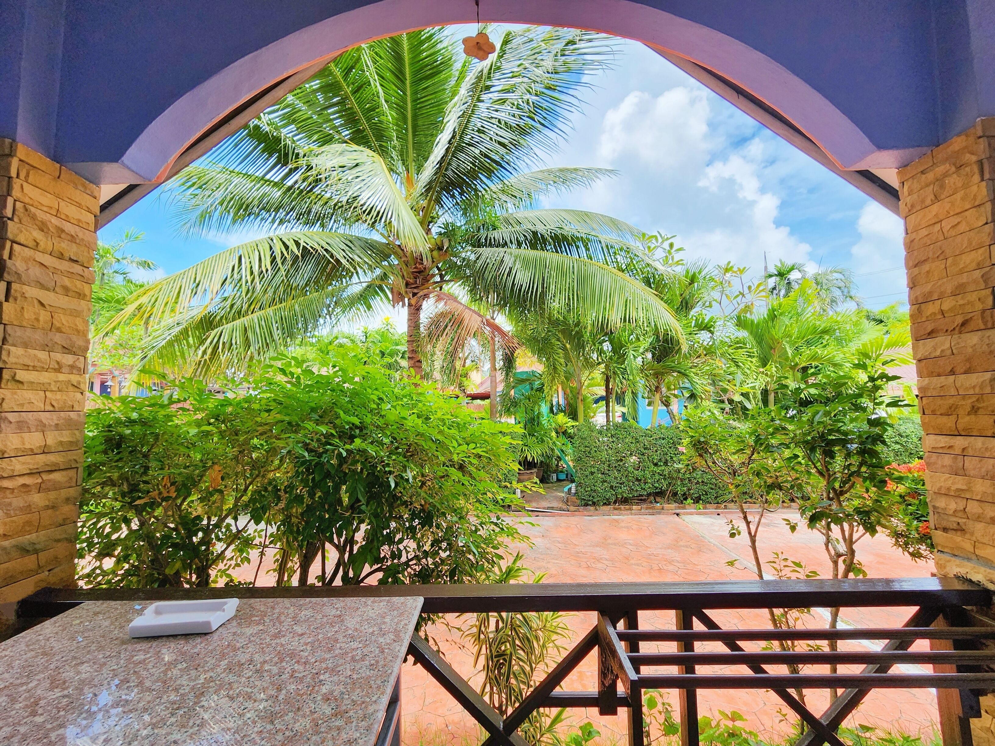 bungalow with garden view | garden view