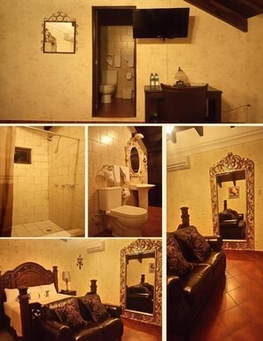 Combined shower/bathtub, free toiletries, towels - Hotel Genessis (Antigua Guatemala)