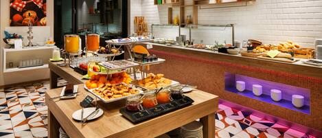 Daily buffet breakfast (EUR 23.00 per person)