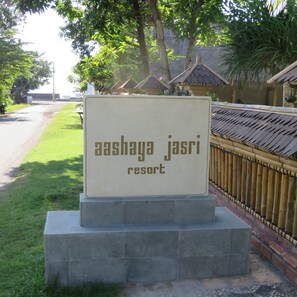 Entrada de la propiedad