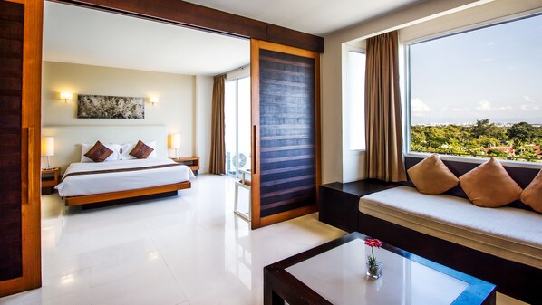 总统套房 | 客房内保险箱、遮光窗帘、免费 WiFi、床单