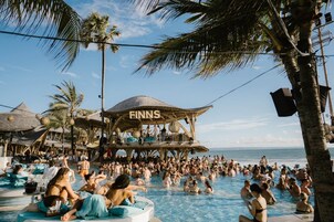 Beach nearby, white sand