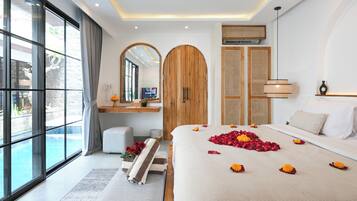 Biệt thự Deluxe, 1 phòng ngủ, hồ bơi riêng | Minibar, két bảo mật tại phòng, trang trí khác biệt