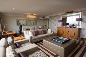 Living area | 40-inch plasma TV with satellite channels, TV, DVD player - Monomotapa Hotel (Harare)